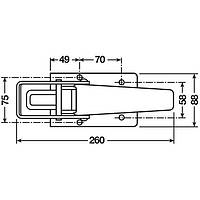 Замок двери прицепа, A8684 (Universal Components)