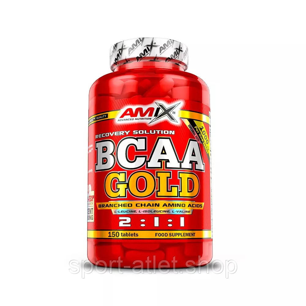 Амінокислота BCAA AMIX BCAA Gold, 150 таблеток, фото 1