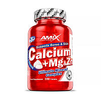 Витамины и минералы Amix Nutrition Calcium + Mg and Zn, 100 таблеток