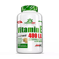 Витамины и минералы Amix Nutrition GreenDay Vitamin E 400 IU Life+, 200 капсул