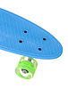 Пенні Борд - скейт Penny Board 23 блакитний з світяться PU колесами до 80 кг | пенниборд дитячий скейтборд, фото 2