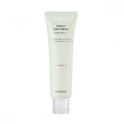 Веганський сонцезахисний крем HYGEE Vegan Sun Cream SPF50+ PA++ 50 мл, фото 2