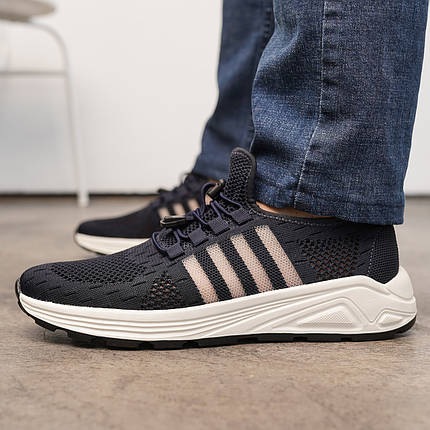 Чоловічі кросівки для спорту та на кожен день синього кольору, фото 1