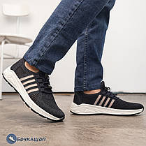 Літні кросівки у сітку, синього кольору на кожен день, фото 2