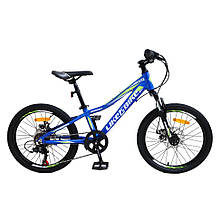 Велосипед підлітковий 2-х колісний 20" A212002 (RL7T) LIKE2BIKE Energy, колір синій