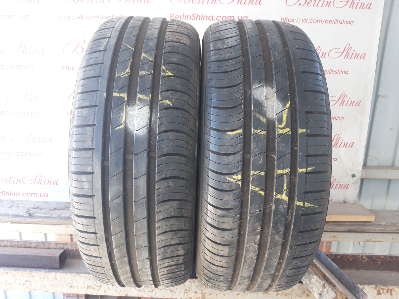 Пара літніх шин 195/55/15 HankookKinergyeco, з Німеччини без пробігу по Україні