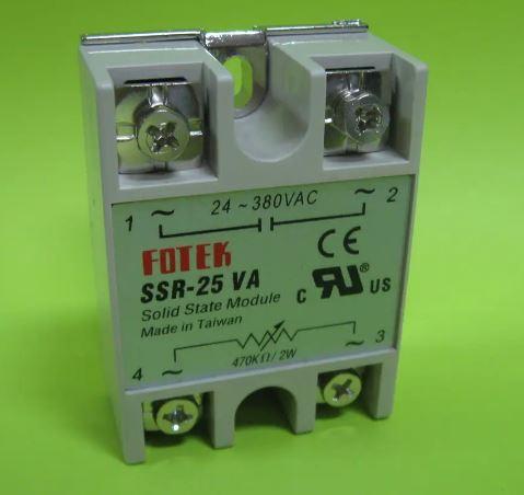 SSR-25 VA твердотільне реле 25A