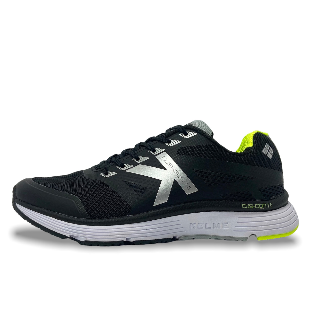 Жіночі кросівки Kelme (Іспанія) чорні сітка зі шнурівкою літні демі весна/літо 46949.26CUSHION