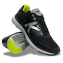 Чоловічі кросівки Kelme (Іспанія) чорні сітка зі шнурівкою літні демі весна/літо 46949.26CUSHION