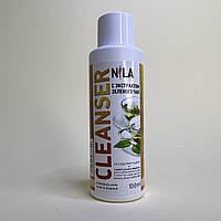 Засіб для зняття липкого шару Nila Cleanser, зелений чай, 100 мл