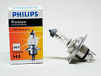 Лампа PHILIPS H4 PREMIUM +30% 12V 60/55W P43T-38