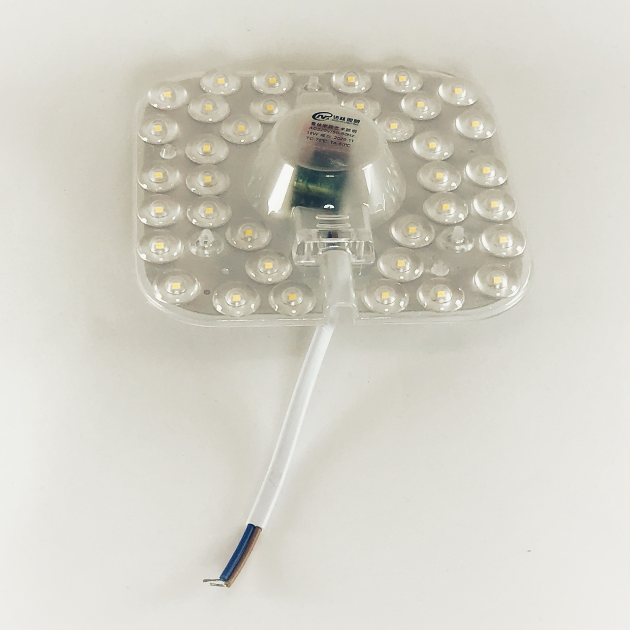 Світлодіодна панель LED 18Вт, AC220-240В ЛЕД, лампочка - теплий білий