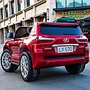 Дитячий електромобіль двомісний джип Lexus LX570 + MP4, фото 2