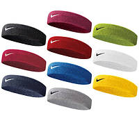 Повязка на голову Nike Swoosh Headband для фитнеса и спорта хлопок-полиэстер-нейлон (NNN07101OS)
