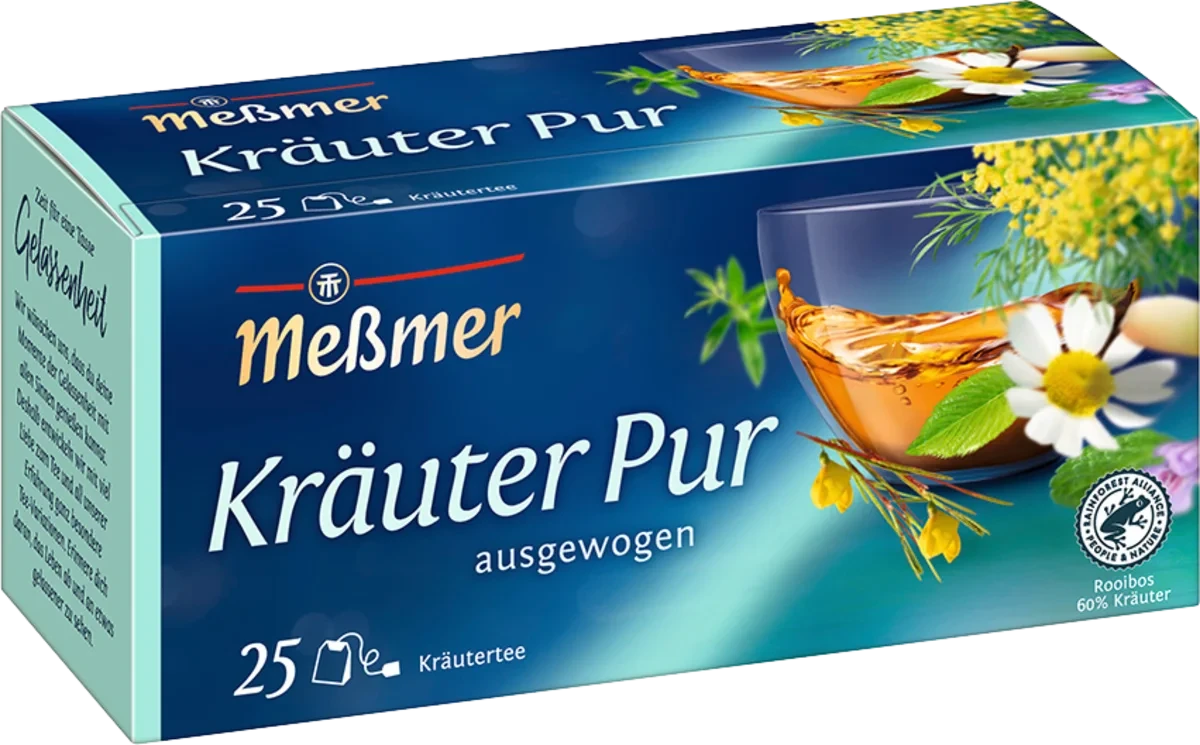 Трав'яний чай Meßmer Kräuter-Tee, (25 x 2 г), 50 г