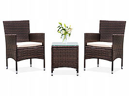 Комплект садових меблів плетеної з ротанга GardenS Mini