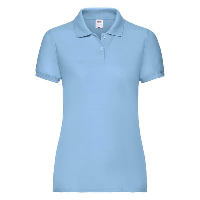 Women's polo shirt sky blue
                                