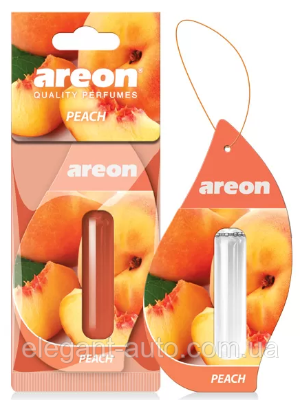 Освіжувач рідкий 5ml - "Areon" - Mon Liquid - Peach (Персик) (24шт/уп)