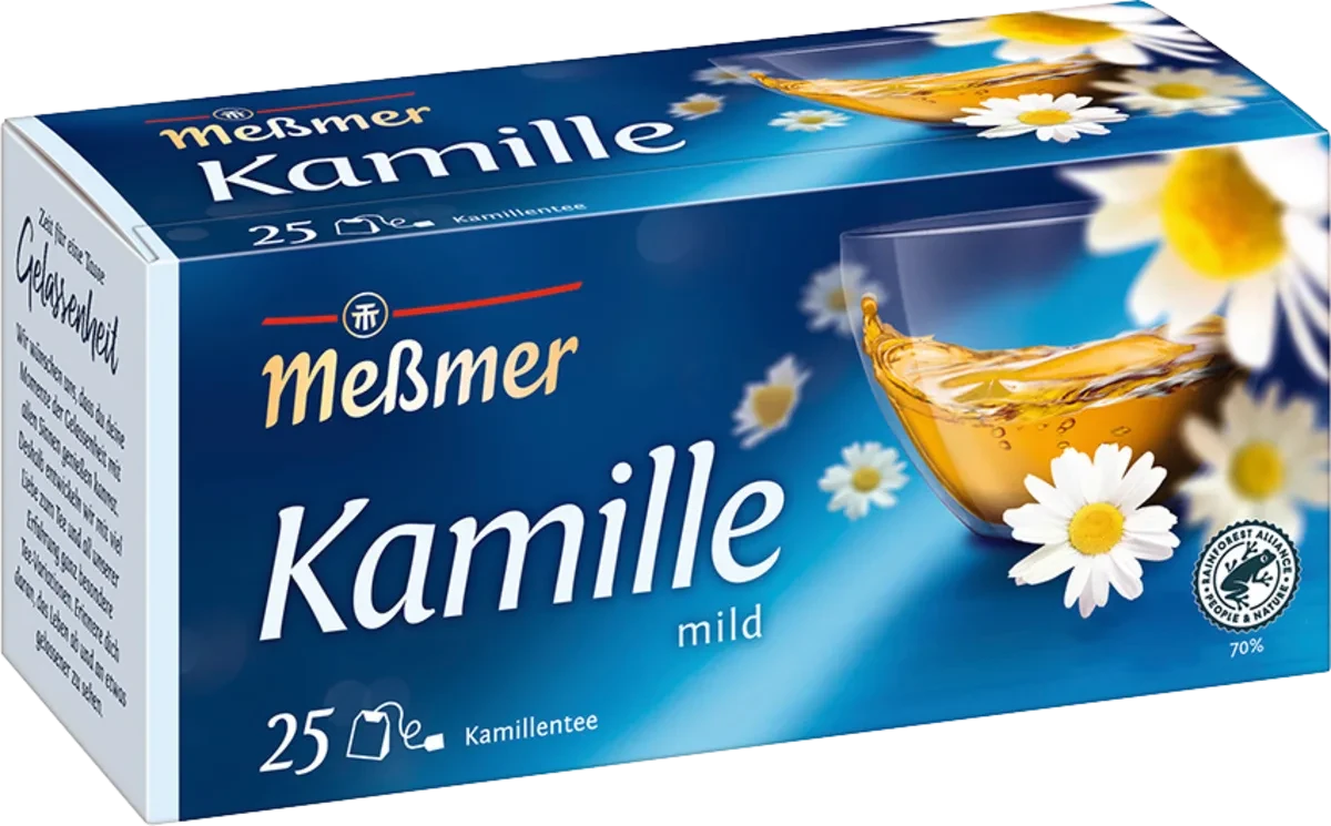 Трав'яний чай Meßmer Kamille, (25 x 1.5 г), 37.5 г