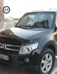 Вії на фари Mitsubishi Pajero Wagon 2006-