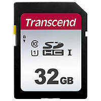 Картка пам'яті Transcend 32 GB SDHC class 10 UHS-I U1 (TS32GSDC300S)