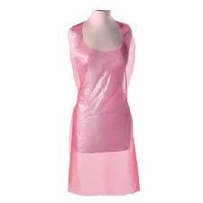 Фартух поліетиленовий 0,8х1,25м Pani Mlada (50 шт/уп) рожевий, фото 1