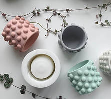 Форми з силікону для ємностей із гіпсу та бетону