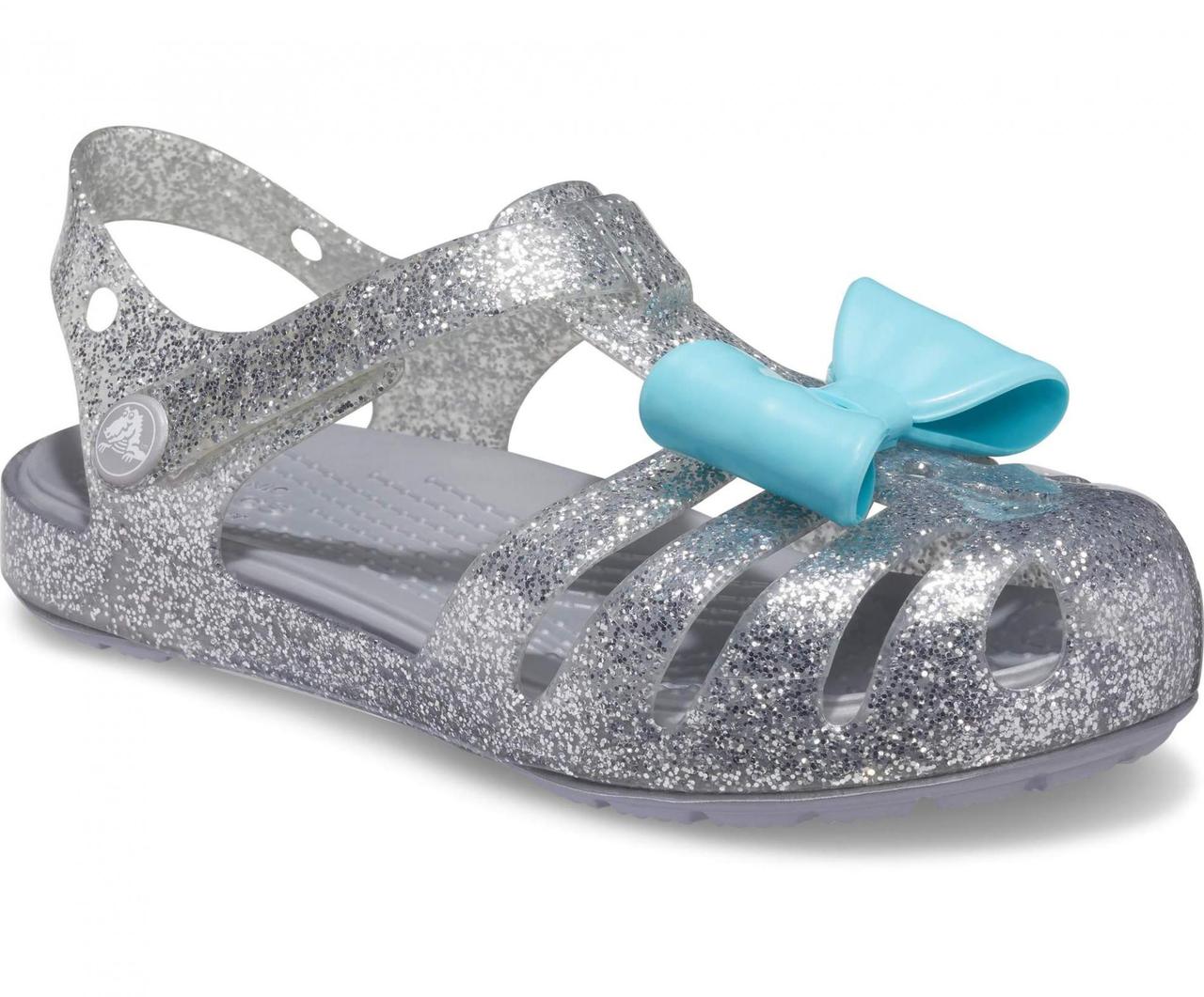 Дитячі Сандалі на дівчинку Crocs Isabella Charm Sandal срібло