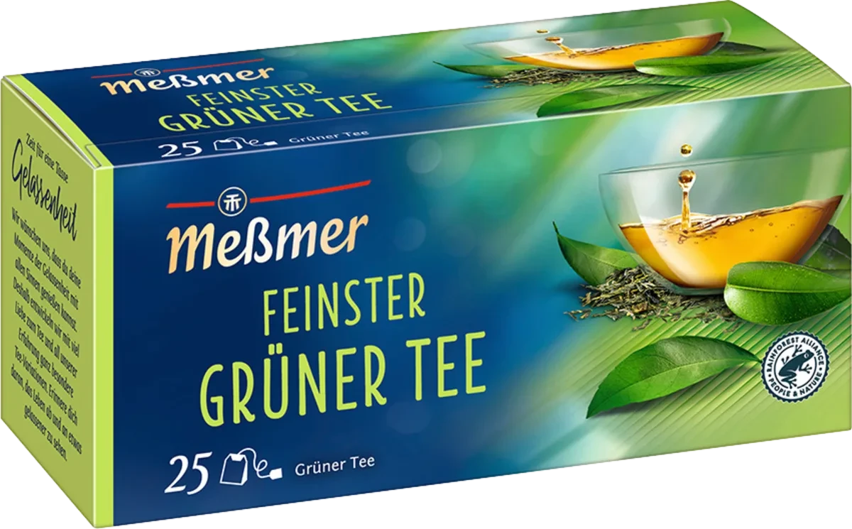 Зелений чай Meßmer Grüner Tee, (25 x 1.75 г), 43,75 г