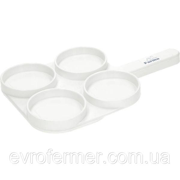 Лоток для тестування молока на мастит білого кольору - фото 1 - id-p1616405859