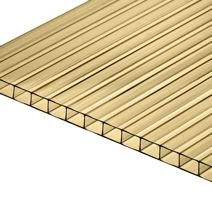 Полікарбонат ECO POL /M-Wall PC sheet  6000х2100х6мм. сірий (бронза)