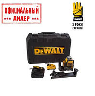 Лазерный уровень самовыравнивающийся 2-х плоскостной DeWALT DCE0811D1R