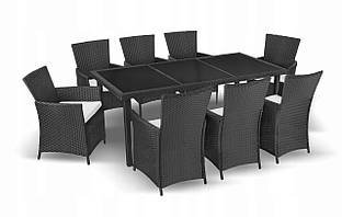 Комплект меблів з техноротанга BAHAMA SET MAX Black