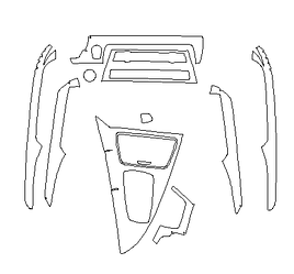 Комплект викрійок для салону BMW 6 SEDAN 2017