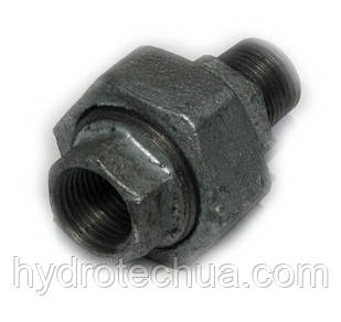 Американка 1/2", пряма, конусна, ВЗ