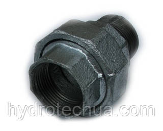 Американка 1 1/4", пряма, конусна, ВЗ