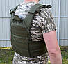 Плитоноска, розгрузка жилет, плитоноска ЗСУ Novator PL-1 Khaki Cordura, фото 6