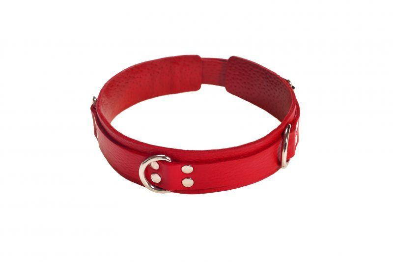 Ошийник Slave leather collar, Red