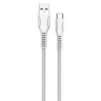 Кабель ColorWay USB - micro USB (M/M), Line-Drawing, 2.4 А, 1 м, White (CW-CBUM028-WH)