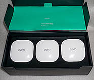 Комплект Amazon Eero Mesh 3 WiFi роутера 802.11ac AC1300 Duand 2.4+5 ГГц MU-MIMO для великого будинку J010001, фото 3
