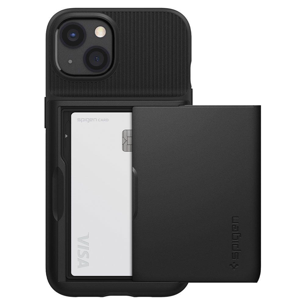 Чохол Spigen Slim Armor Black для iPhone 13 | iPhone 14