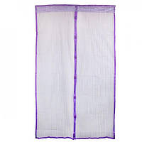 Сітка проти комарів на великі двері Magic Mash 220х130 (сіра та блакитна)