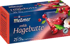 Трав'яний чай із шипшини Meßmer milde Hagebutten, (25 x  3г), 75 г