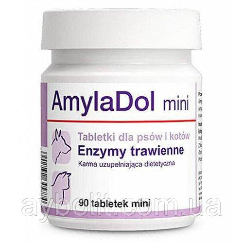 Харчова добавка Dolfos AmylaDol Mini для котів і собак дрібних порід, 90 табл.