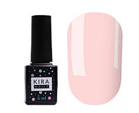 Гель-лак Kira Nails №004 (розовый камуфляж для френча, эмаль), 6 мл
