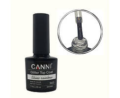Глітерний топ для гель-лаку CANNI № S03 Rainbow Shine, 7.3 мл