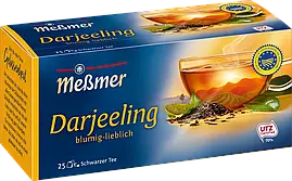 Елітний чорний чай Meßmer Schwarzer Tee, Darjeeling, (25 x 1.75 г), 43,75 г