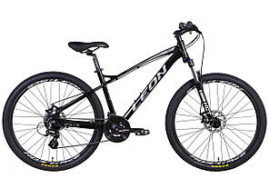Велосипед AL 27.5" Leon XC-90 SE AM Hydraulic lock out DD 2022 (чорно-білий c сірим)
