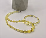 Комплект бусы и браслет из натурального  янтаря , буси та браслет з натурального бурштину, фото 4