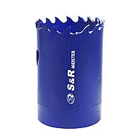 Біметалічна кільцева пилка S&R Meister 45 мм по сталі нержавіючої сталі дереву гіпсокартону